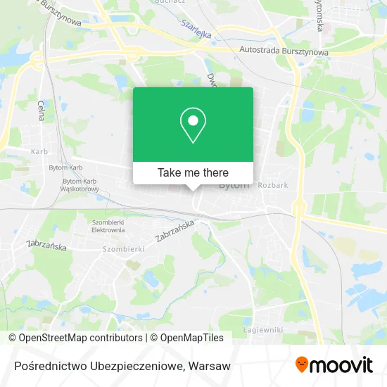 Карта Pośrednictwo Ubezpieczeniowe