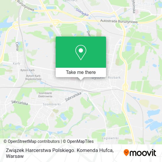 Związek Harcerstwa Polskiego. Komenda Hufca map