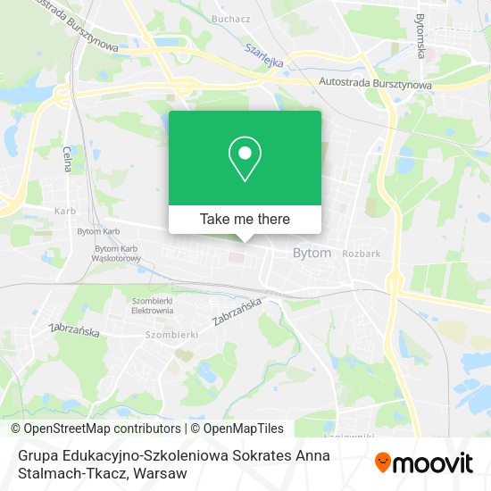 Grupa Edukacyjno-Szkoleniowa Sokrates Anna Stalmach-Tkacz map