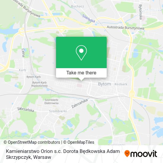 Kamieniarstwo Orion s.c. Dorota Będkowska Adam Skrzypczyk map