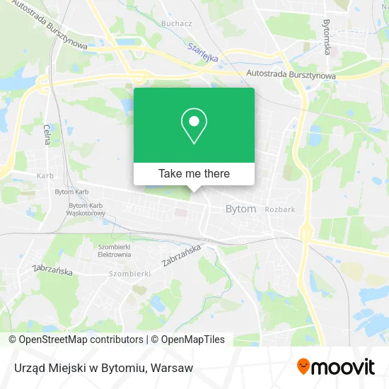 Urząd Miejski w Bytomiu map
