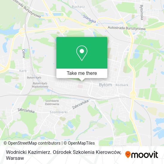 Wodnicki Kazimierz. Ośrodek Szkolenia Kierowców map