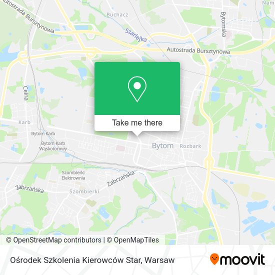 Карта Ośrodek Szkolenia Kierowców Star