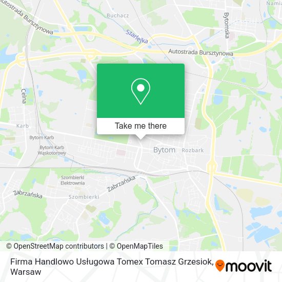 Firma Handlowo Usługowa Tomex Tomasz Grzesiok map