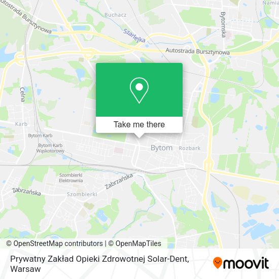 Prywatny Zakład Opieki Zdrowotnej Solar-Dent map