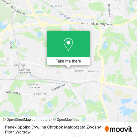 Penex Spolka Cywilna Chrobok Malgorzata Zwozny Piotr map