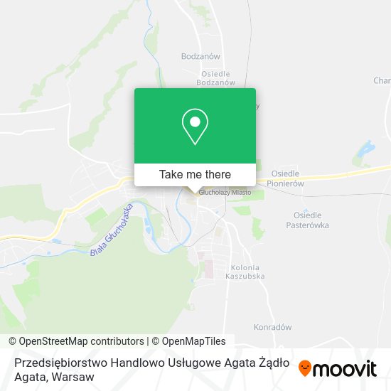 Przedsiębiorstwo Handlowo Usługowe Agata Żądło Agata map