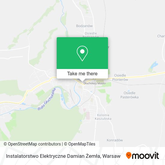 Instalatorstwo Elektryczne Damian Żemła map