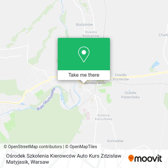 Ośrodek Szkolenia Kierowców Auto Kurs Zdzisław Matyjasik map