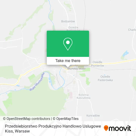 Карта Przedsiebiorstwo Produkcyjno Handlowo Uslugowe Kiss