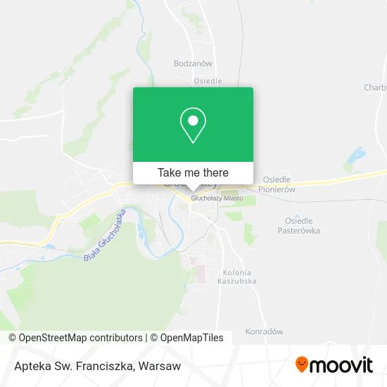 Карта Apteka Sw. Franciszka