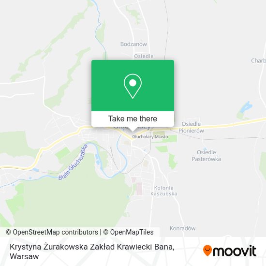 Krystyna Żurakowska Zakład Krawiecki Bana map