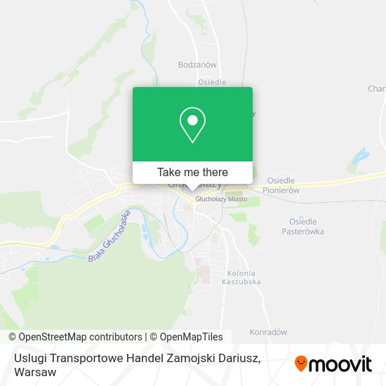 Uslugi Transportowe Handel Zamojski Dariusz map