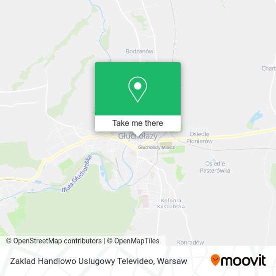 Zaklad Handlowo Uslugowy Televideo map