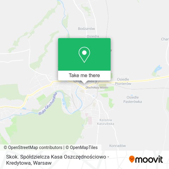 Skok. Spółdzielcza Kasa Oszczędnościowo - Kredytowa map