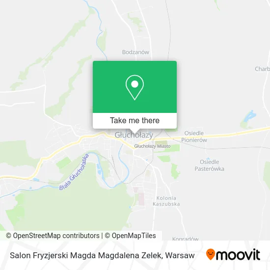 Карта Salon Fryzjerski Magda Magdalena Zelek