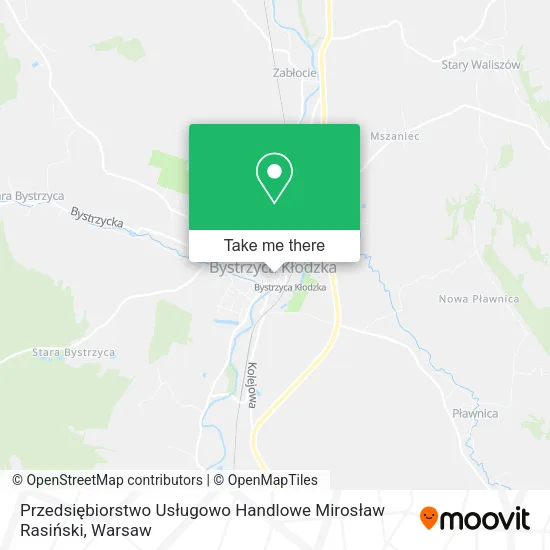 Карта Przedsiębiorstwo Usługowo Handlowe Mirosław Rasiński