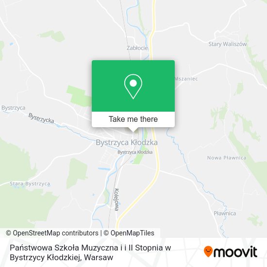 Państwowa Szkoła Muzyczna i i II Stopnia w Bystrzycy Kłodzkiej map