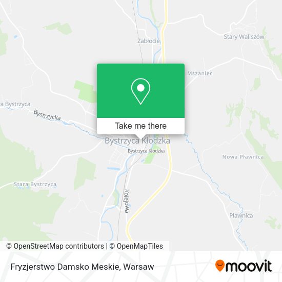 Fryzjerstwo Damsko Meskie map