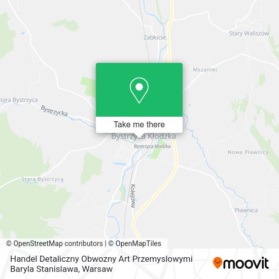 Handel Detaliczny Obwozny Art Przemyslowymi Baryla Stanislawa map