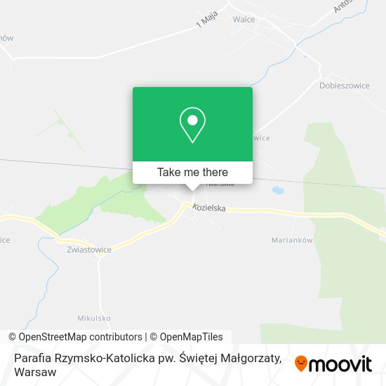 Parafia Rzymsko-Katolicka pw. Świętej Małgorzaty map