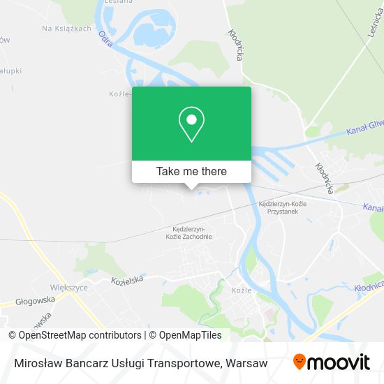 Mirosław Bancarz Usługi Transportowe map