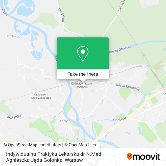 Indywidualna Praktyka Lekarska dr N.Med. Agnieszka Jęda-Golonka map