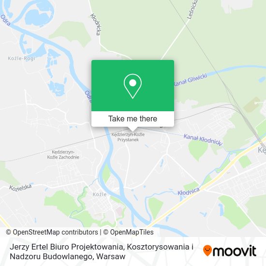 Jerzy Ertel Biuro Projektowania, Kosztorysowania i Nadzoru Budowlanego map