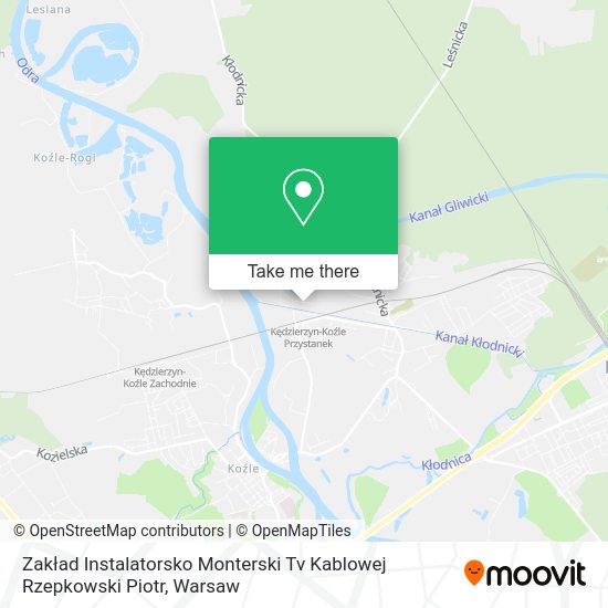 Zakład Instalatorsko Monterski Tv Kablowej Rzepkowski Piotr map