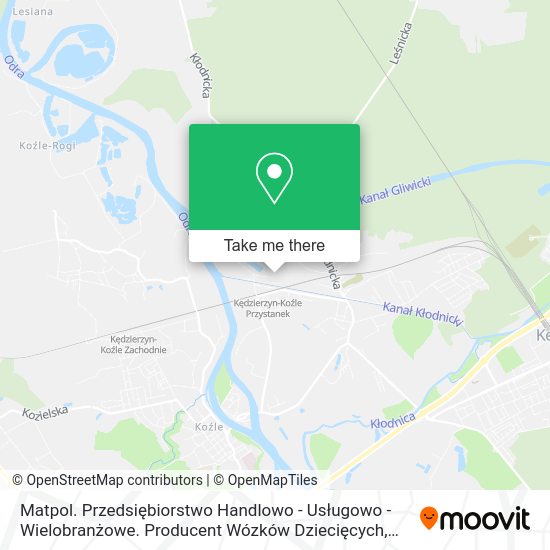 Matpol. Przedsiębiorstwo Handlowo - Usługowo - Wielobranżowe. Producent Wózków Dziecięcych map