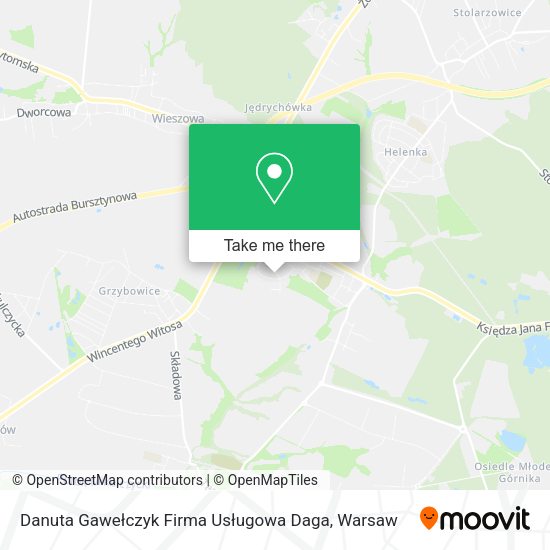 Danuta Gawełczyk Firma Usługowa Daga map