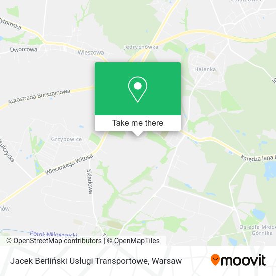 Jacek Berliński Usługi Transportowe map