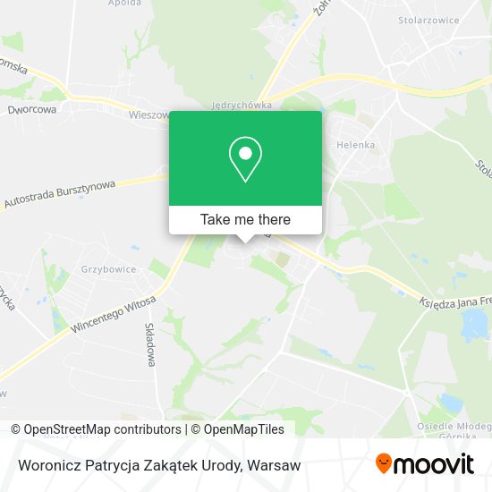 Woronicz Patrycja Zakątek Urody map