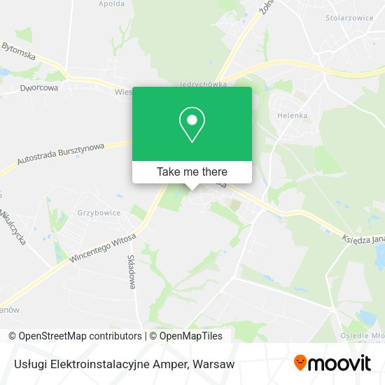 Usługi Elektroinstalacyjne Amper map