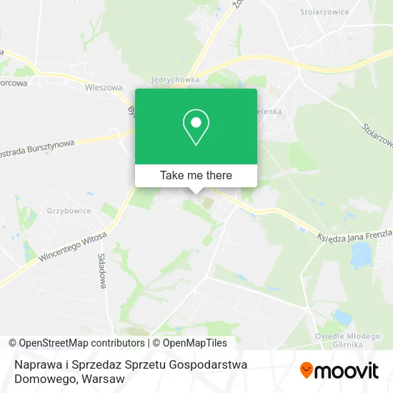 Карта Naprawa i Sprzedaz Sprzetu Gospodarstwa Domowego