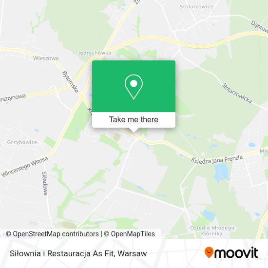 Siłownia i Restauracja As Fit map