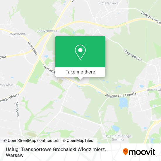 Usługi Transportowe Grochalski Włodzimierz map