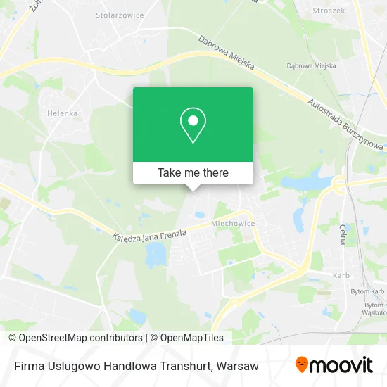 Карта Firma Uslugowo Handlowa Transhurt