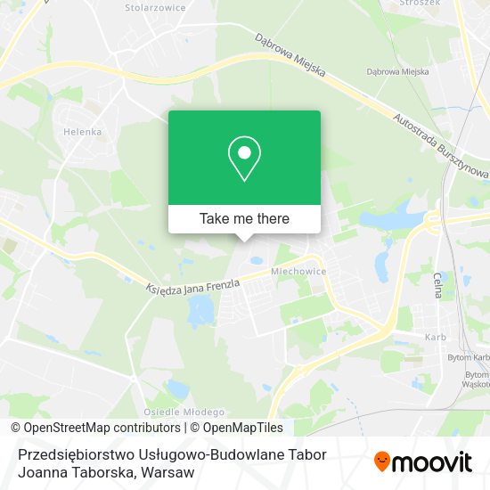 Przedsiębiorstwo Usługowo-Budowlane Tabor Joanna Taborska map