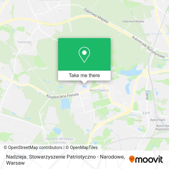 Nadzieja. Stowarzyszenie Patriotyczno - Narodowe map