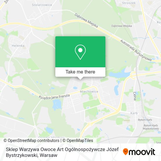 Sklep Warzywa Owoce Art Ogólnospożywcze Józef Bystrzykowski map