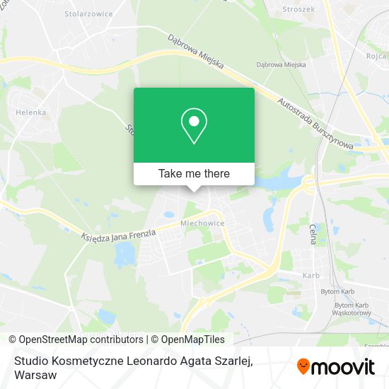 Studio Kosmetyczne Leonardo Agata Szarlej map