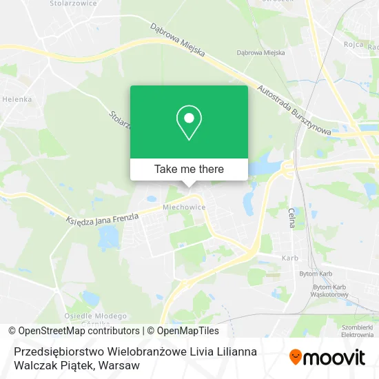 Карта Przedsiębiorstwo Wielobranżowe Livia Lilianna Walczak Piątek