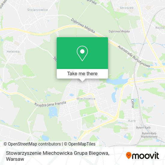 Stowarzyszenie Miechowicka Grupa Biegowa map