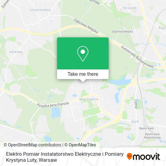 Elektro Pomiar Instalatorstwo Elektryczne i Pomiary Krystyna Luty map