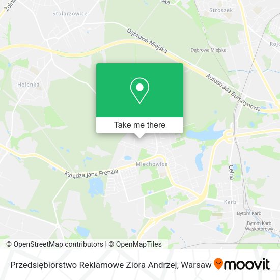 Przedsiębiorstwo Reklamowe Ziora Andrzej map