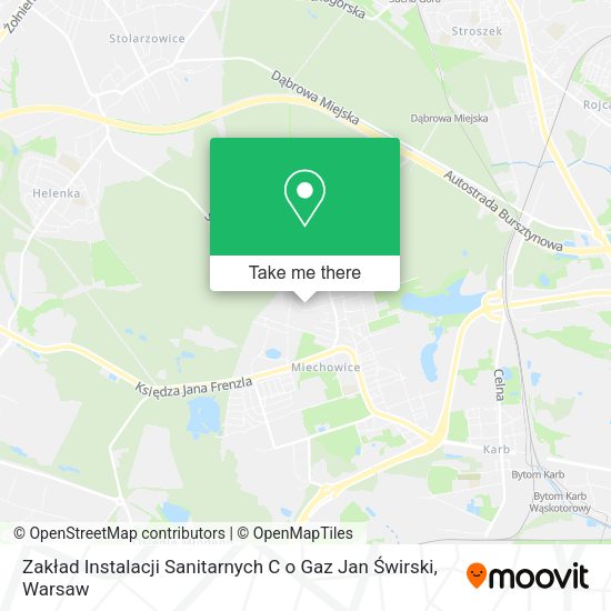 Zakład Instalacji Sanitarnych C o Gaz Jan Świrski map