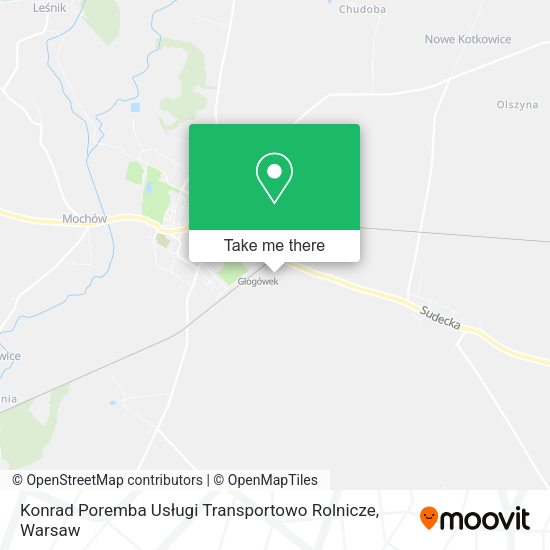 Konrad Poremba Usługi Transportowo Rolnicze map