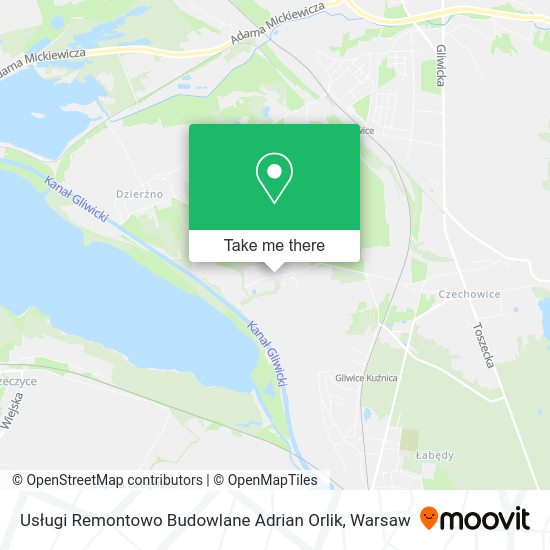 Usługi Remontowo Budowlane Adrian Orlik map