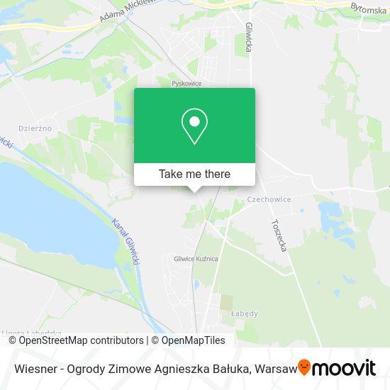 Wiesner - Ogrody Zimowe Agnieszka Bałuka map